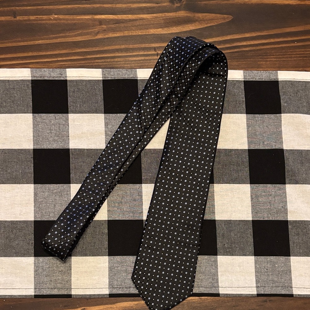 Club room patriot neats silk black new with tags